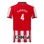 Günstige Fußballtrikots Athletic Bilbao Paredes 4 Heimtrikot 2025-26 Kurzarm